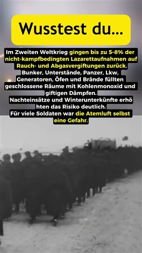 Rauch- und Abgasvergiftungen | WW2 Fakt