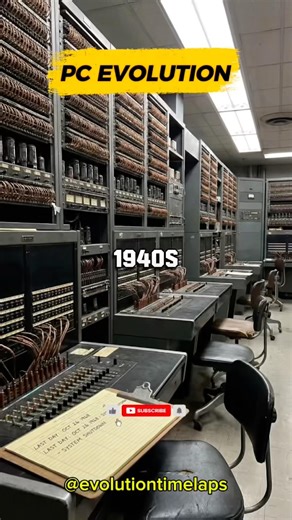 Computer evolution 🤖 #computer #evolution #timelapse