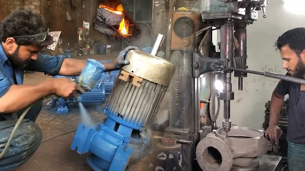 High-Quality Water Pump Manufacturing from Recycled Metal