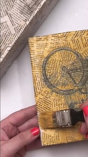 DIY Beautiful Cardboard Box | Paper Mache idea