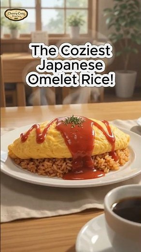 The Famous Japanese Omurice | Coziest and Softest Omelet Rice Ever! #shorts #cozy