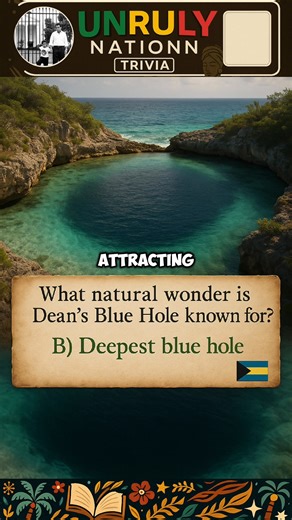 🇧🇸 Bahamas Trivia - Islands, Pirates and Paradise The Bahamas spans 700 islands and 2,400 cays across turquoise waters named for “baja mar” — shallow sea. Pirates like Blackbeard ruled Nassau’s coast, while Dean’s Blue Hole plunges over 660 feet deep. Harbour Island glows pink with coral sands, and San Salvador marked Columbus’s first New World landing. Paradise has history behind every wave. 📊 Poll: How many questions did you get right in this trivia? • All 6 • 4 to 5 • 2 to 3 • 0 to 1 #baha