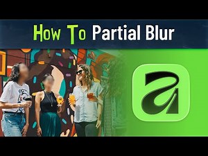 How to Create a Partial Blur in Affinity by Canva (Easy Tutorial)