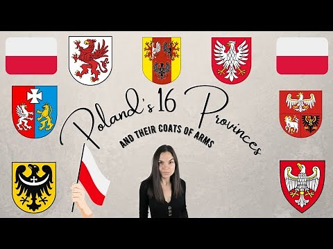 Poland's 16 Provinces (and their Coats of Arms)
