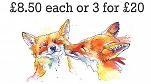 116K views · 265 shares |  A treat for yourself? (Y) Mini prints of these animals; lots to choose :) Buy yours at https://of.laurasladeart.co.uk/collections/5-x-7-prints-1 . | Laura Slade Art | Facebook