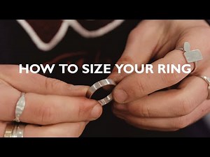 Don't have a ring sizer? How to quickly & simply size your ring at home