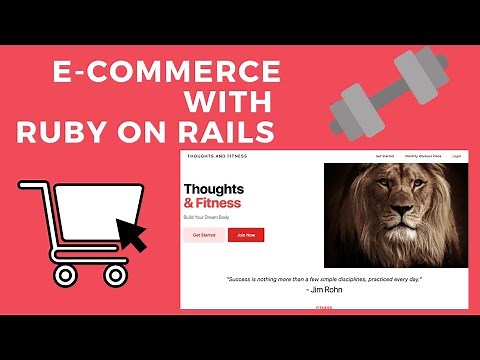 Ruby on Rails E-Commerce For Beginners