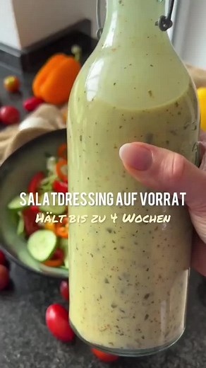 Leckeres Salatdressing auf Vorrat mit Thermomix