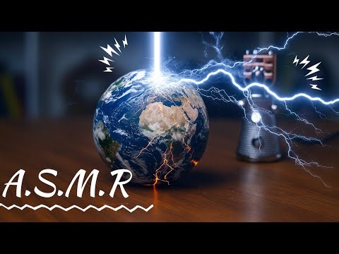 Cosmic ASMR | Lightning Strikes on Space Objects