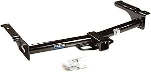 Reese Towpower 44652 Class IV Custom-Fit Hitch with 2" Square Receiver opening, includes Hitch Plug Cover , Black