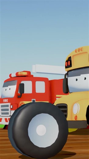 The Wheels on the Bus - Nursery Rhyme - Changing wheels to different shapes! The Wheels on The Bus