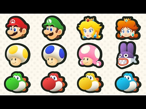 Super Mario Bros. Wonder - All Characters