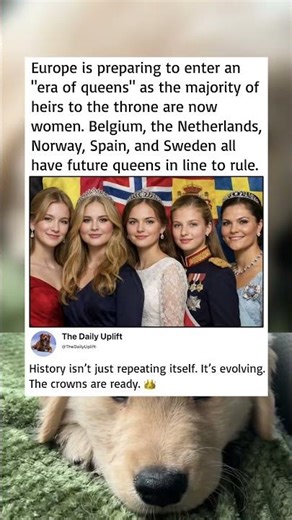 Europe is entering a powerful new chapter — the Era of Queens 👑✨