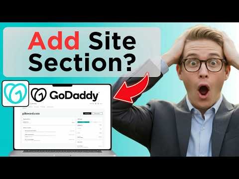 How to Add a Section to a Website Built in GoDaddy (Tested)