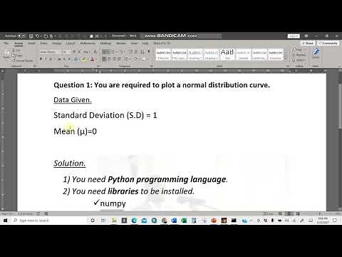 Plotting Normal Distribution Curve- Python