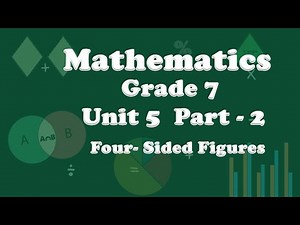 Grade 7 Mathematics Unit 5 Part 2: Four- Sided Figures