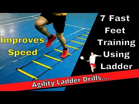 7 Agility Ladder Drills | Fast Feet Training | Badminton Training