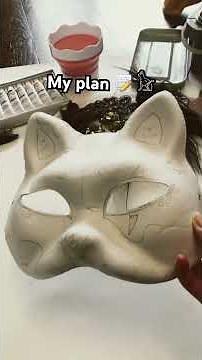 Making my first therian mask! 𓃠𓃥𓃦𓃢 -⃝⃤