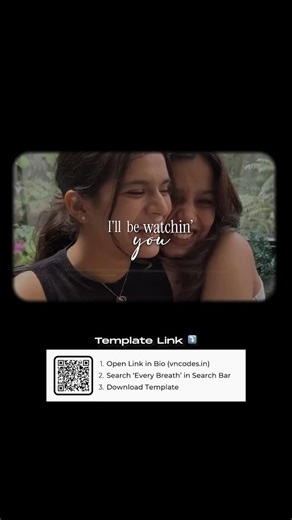 VN codes - Reel Templates on Instagram: "Trending Friendship Template 💌 Follow @vncodes.in for more 🫶🏼 ‼️Please note: Text in the video is removable or changeable so you can replace it with whatever you want. ✅ All our paid templates come with 100% guarantee. Not satisfied with the output? DM us and get any other template completely free. 🎯Steps to download template: 1. Open ‘vncodes.in’ (Link in Bio) 2. Search ‘Every Breath’ in search bar 3. Download and use the 