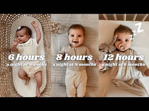 how we got our baby to sleep through the night | baby sleep tips for the first year
