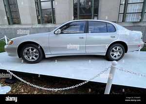 New York, New York, USA. 29th Nov, 2023. 1993 Lexus GS 300 from Jay-Z's 1996 Dead Presidents video, seen on display at ""˜The Book HOV' exhibition chronicling the life of iconic rapper Shawn Carter universally known as Jay-Z held the Brooklyn Public Library. (Credit Image: © Nancy Kaszerman/ZUMA Press Wire) EDITORIAL USAGE ONLY! Not for Commercial USAGE! Stock Photo - Alamy