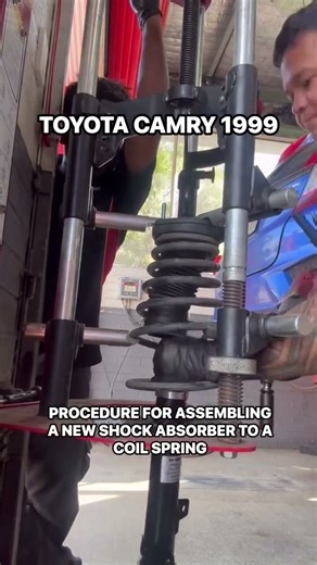 SHOCK ABSORBER PROCEDURE FOR ASSMEBLY TO A COIL SPRING