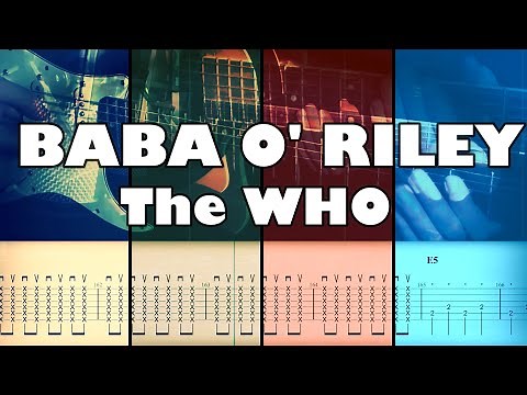 Baba o' Riley - The Who | Full TAB | Guitar Cover |Tutorial synth