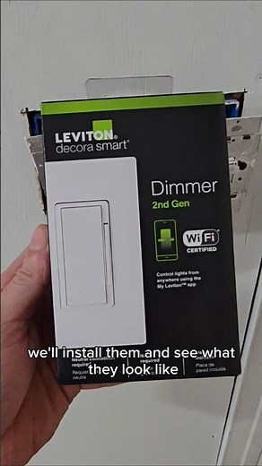 I just upgraded my lights to new ‎⁨@leviton⁩ D26HD dimmer switches