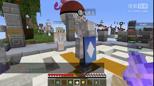 我的世界《JumpCraft跑酷服务器》和朋友一起跑酷吧