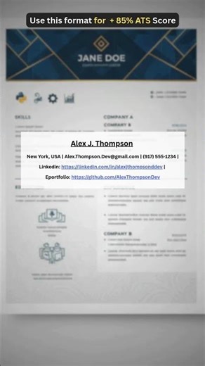 ATS Resume Format 2026: The Exact CV Structure That Gets 80%+ Match Scores