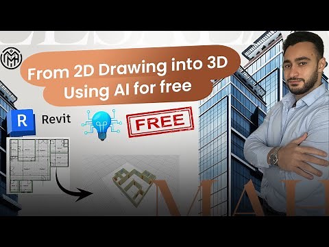 AI Turns PDF 2D Drawings into 3D Models- FOR FREE! (AmpliFy + Revit Test)