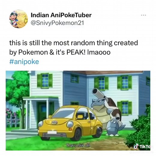 Peak Pokémon Memes and Blastoise Card: Funny Pokémon TikTok Video