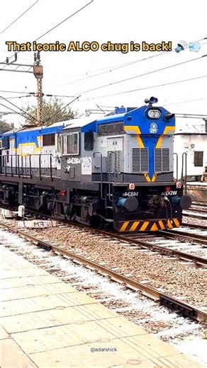 ALCO Legend in 2026! 😱🔥 | High Speed WDG-3A Chugging Run#shorts #indianrailways