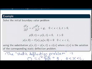 PDEs - Separation - Time independent NH - wave equation