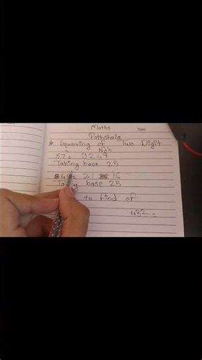 Square any 2-digit number MENTALLY | Maths Pathshala |🧠 #youtubeshorts #shortfeed #shortsyoutube
