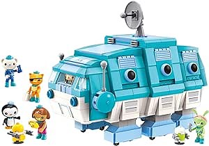 for Age 8+ Building Block Ocean Adventure Octonauts GUP-I Water Bear Vehicle & Barnacles Kwazii Shellington Tweak Dashi Peso 766pcs Building Brick Set-No Package Box
