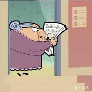 Mrs Wicket epic laugh in Mr Bean Animated.