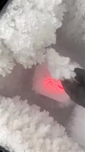 Exploring Freezer Frost and Crunchy Ice ASMR