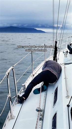 MacGyver to the rescue Episode 256⛵️ #sailing #iceland #arctic #sailboat