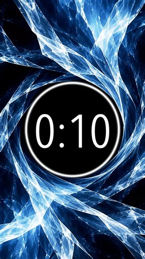 ⏱️ 10 Second Countdown Timer | Clock Ticking Sound & Alarm
