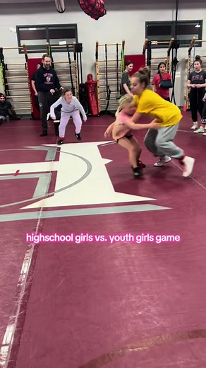 Want to build a program the right way? Invest in the future of it 💪🏼 Our highschool girls played games & signed autographs for the littles today. We’re thankful for the opportunity to teach and uplift the generation to come 🤍 #ForHer #growwomenswrestling #usawrestling #highschoolwrestling #inspire #fyp