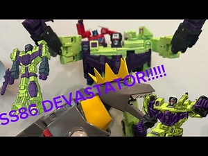 Studio Series 86 Devastator transformation and review