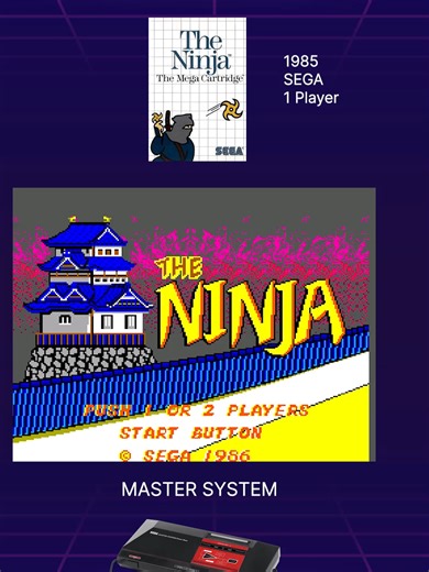 The Ninja - Master System #retrogaming #theninja #mastersystem #sega