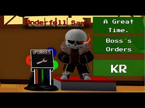 ULC Fell Sans Showcase/Guide/Gameplay. (Roblox Undertale Last Corridor)