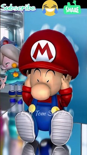 Baby Mario is done 👍😂 #funny #animation #viralshorts