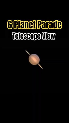 Planet Parade Captured Through My Telescope 28th February Planet Alignment Telescope View
