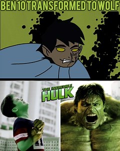 155K views · 1K reactions | Awesome ben10 transformation of wolf #ben10 #transformation #gwen10 #ben10 #cartoon #animation #kevin11 #funnyvideos | Wrong Head Puzzles | Facebook