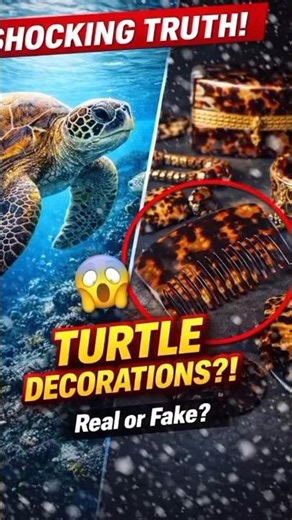 How Turtle Shell Products Were Made (Now Banned in Many Countries) #shorts #trending #turtle #viral
