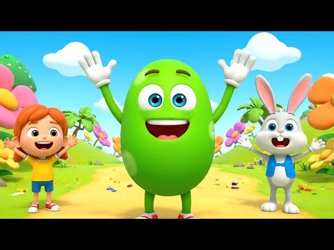 Fall Guys Silly Bean Bounced Off the Track | Funny Toddler Song | Kids Rhymes