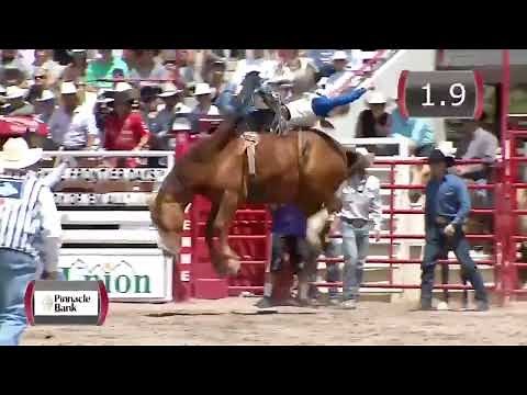 Kade Berry wins 2025 Cheyenne Frontier Days in Bareback Riding